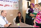 تیم درمانی بسیج جامعه پزشکی لرستان به منطقه محروم کاکاشرف اعزام شد