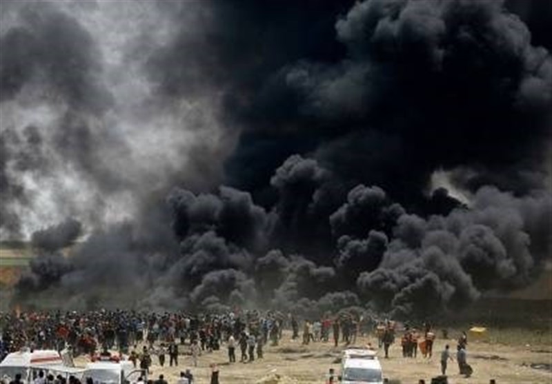 زخمی شدن 40 فلسطینی در سی و چهارمین راهپیمایی بازگشت