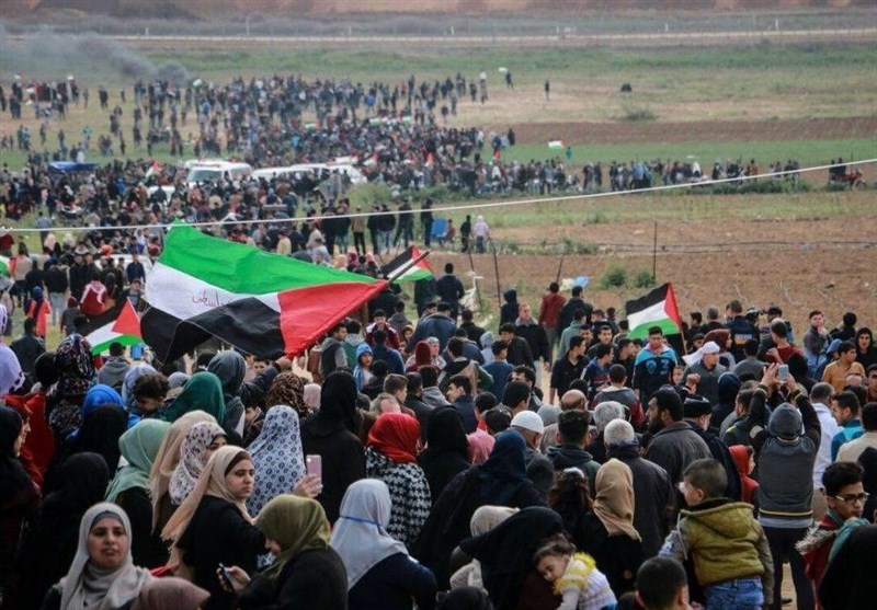 فراخوان مشارکت گسترده فلسطینیان در سی و چهارمین راهپیمایی بازگشت