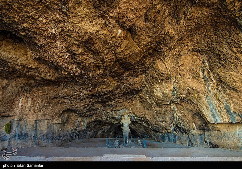 Shapur Cave: Located in the Zagros Mountains, in Southern Iran