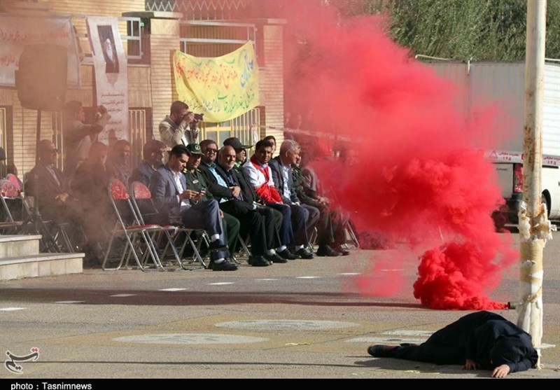 رزمایش پدافند غیرعامل در مدارس استان سمنان به روایت تصویر