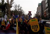 ایران بھر میں امریکہ مردہ باد کے فلک شگاف نعرے