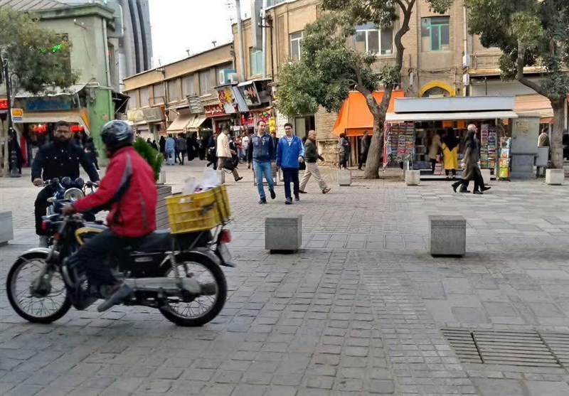 تاخت و تاز موتورسیکلت‌ها در پیاده‌راه بوعلی همدان