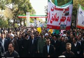 حماسه مردم آذربایجان شرقی در راهپیمایی 13 آبان به روایت تصویر