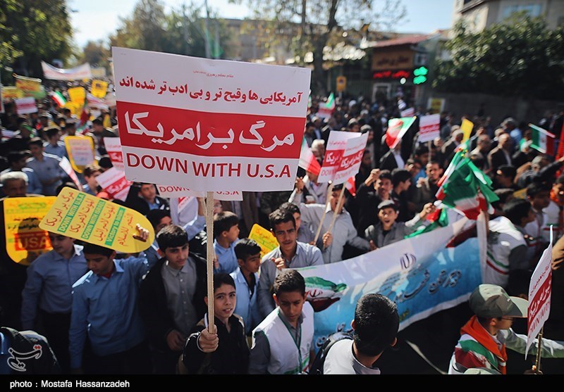 تفکر ملت ایران برای همیشه مرگ بر آمریکا خواهد بود