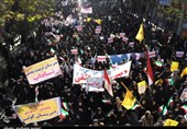 گلستان|نگارستان ایران پاسخ تهدیدهای مستکبران را با فریاد « مرگ بر آمریکا» داد+فیلم