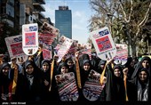 بیش از 5 هزار دانشآموز قزوینی در تجمع 13 آبان شرکت کردند
