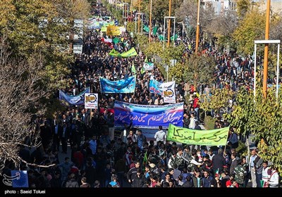 راهپیمایی 13 آبان -شیروان