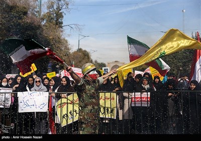 راهپیمایی 13 آبان - قزوین 