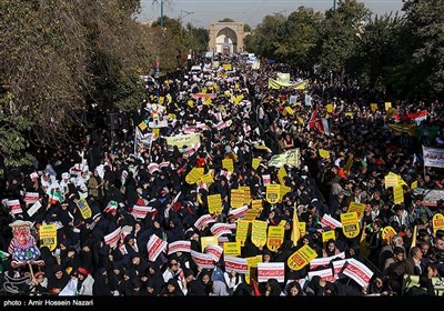 راهپیمایی 13 آبان - قزوین 