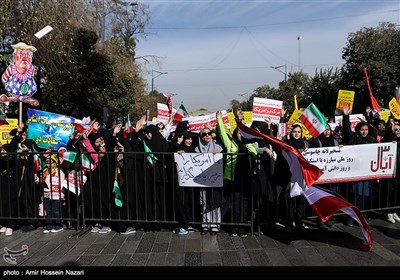 راهپیمایی 13 آبان - قزوین 