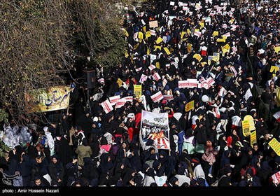 راهپیمایی 13 آبان - قزوین 