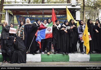 راهپیمایی ۱۳ آبان - تهران 