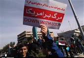 حضور حماسی مردم شهرستانهای استان تهران در مراسم راهپیمایی 13 آبان به روایت تصویر