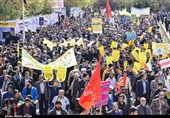 سمنان|ملت ایران 40 سال در دفاع از انقلاب اسلامی درخشیدهاند+فیلم