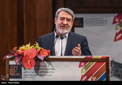 سخنرانی عبدالرضا رحمانی فضلی وزیر کشور در مراسم گرامیداشت پدافند غیر عامل