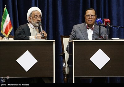 همایش افول آمریکا با حضور رهبر جنبش امت اسلام در آمریکا