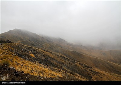 بارش برف و مه شدید در ارتفاعات همدان