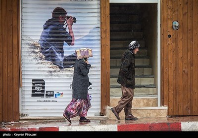 بارش باران و آبگرفتگی معابر -سنندج