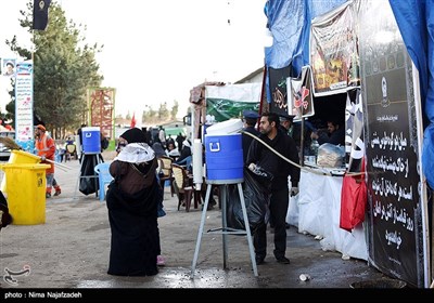 ایستگاه های خدمات رسانی به زائران پیاده حرم مطهر رضوی