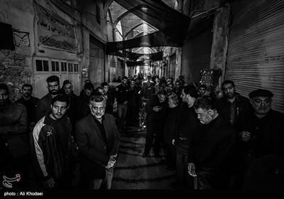 مراسم عزاداری رحلت حضرت رسول در بازار اصفهان