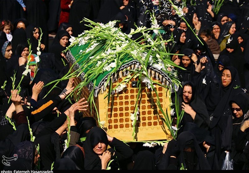 کاشان|برگزاری مراسم آئینی گلباران خورشید در روز شهادت امام رضا(ع) +تصاویر