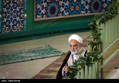 حجت الاسلام محسن قرائتی در نماز جمعه تهران