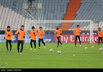 نشست خبری و آخرین تمرین تیم‌ فوتبال کاشیما آنتلرز پیش از بازی فینال