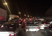 ترافیک در محورهای استان سمنان سنگین است