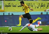 لیگ برتر فوتبال| سپاهان 45 دقیقه نخست را از سایپا برد