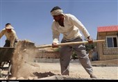 زلزله کرمانشاه| گامهای استوار جهادگران در مسیر بازسازی مناطق زلزلهزده+فیلم