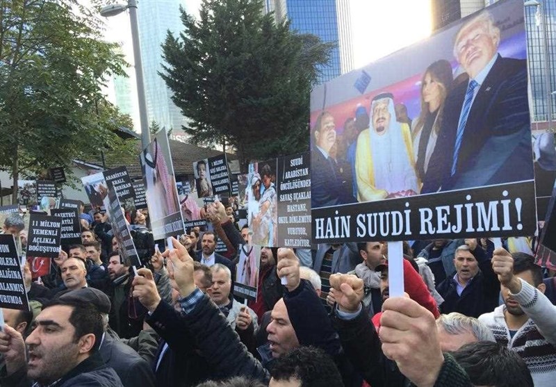 Türkiye Halkı Suudi Rejimin Yemen Cinayetini Protesto Etti