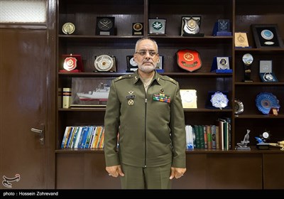 امیرحسین ولی‌وند، فرمانده دانشگاه فرماندهی و‌ ستاد ارتش در همایش ملی تهدیدهای نوپدید دفاعی و‌ نظامی 