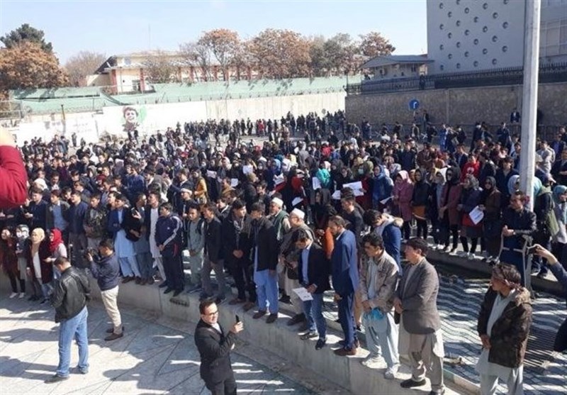 تظاهرات مردمی در کابل علیه بی‌توجهی دولت و افزایش ناامنی‌ها+فیلم