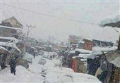 گلگت بلتستان کے بالائی علاقوں میں شدید برفباری کا سلسلہ جاری
