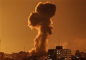 جنگنده‌های رژیم‌صهیونیستی به اهدافی در غزه حمله کردند