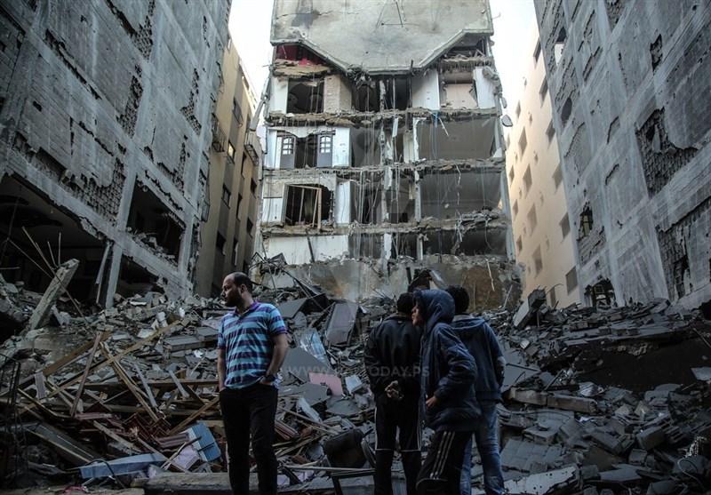 گزارش تصویری: بمباران اسرائیل به مراکز و نهادهای غیرنظامی غزه