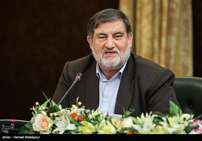 اسماعیل نجار رئیس سازمان مدیریت بحران در نشست خبری مسئولان امداد و بازسازی زلزله کرمانشاه