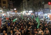 مسیرات فی غزة احتفالاً بالنصر ودعماً للمقاومة
