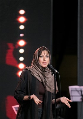 مهتاب کرامتی در اختتامیه سی‌وپنجمین جشنواره بین المللی فیلم کوتاه تهران