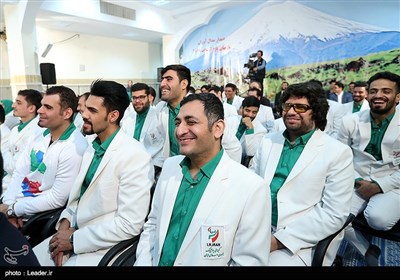 دیدار مدال‌آوران ایران در بازی‌های پاراآسیایی جاکارتا با رهبر معظم انقلاب