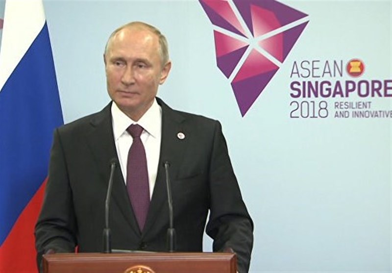 پوتین: تحریم‌ها نمی‌تواند مانع همکاری روسیه با کشورهای آسه‌آن شود
