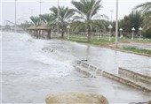 بوشهر|خلیج فارس مواج، متلاطم و شرایط برای ترددهای دریایی نامساعد است