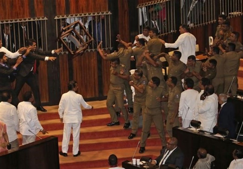 Chaos Sri Lanka&apos;s Parliament as Rivals Spar (+Video)