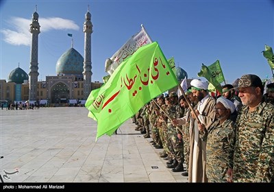 صبحگاه مشترک بیعت با امام زمان (عج)-قم