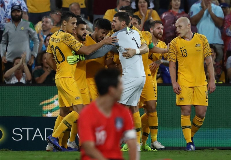 فوتبال جهان| استرالیا با گل ثانیه‌های پایانی از شکست مقابل کره جنوبی گریخت