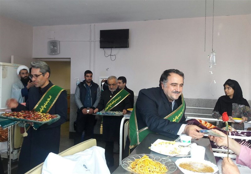 برنامه کشوری دیدار از بیماران بستری به همت تولیت آستان مسجد جمکران