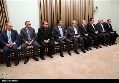 دیدار برهم صالح رییس جمهور عراق با رهبر معظم انقلاب