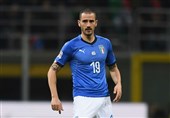 بونوچی به جمع 10 بازیکن با‌سابقه‌ تیم ملی ایتالیا پیوست