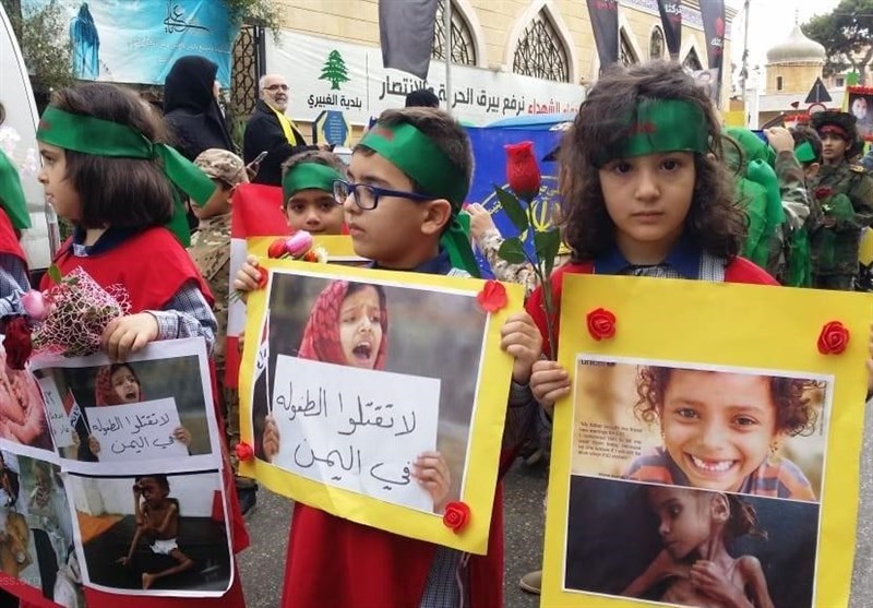 «روز شهید» به روایت کودکان مقاومت لبنان + تصاویر